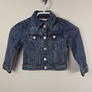 Baby GAP x DIsney Medium Wash Minnie Mouse  Denim Jean Jacket 4Y